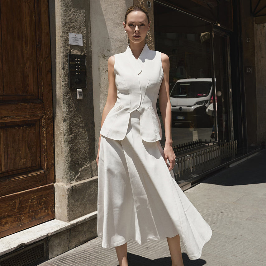 B9182 ベストブラウス