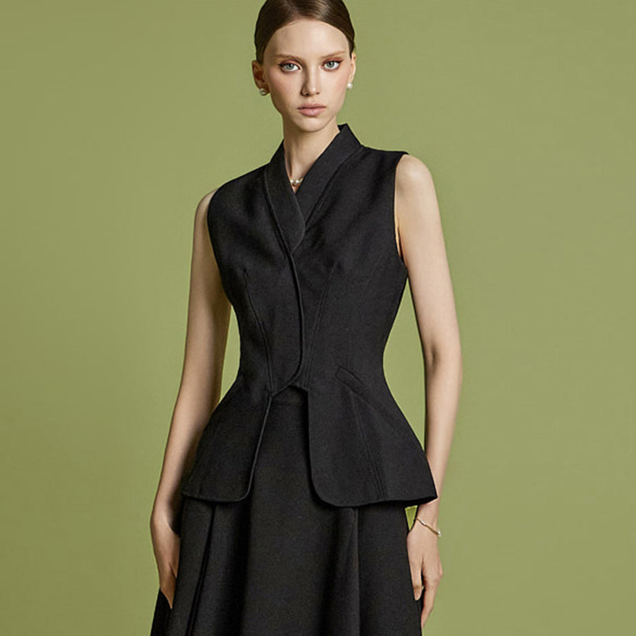 B9182 ベストブラウス