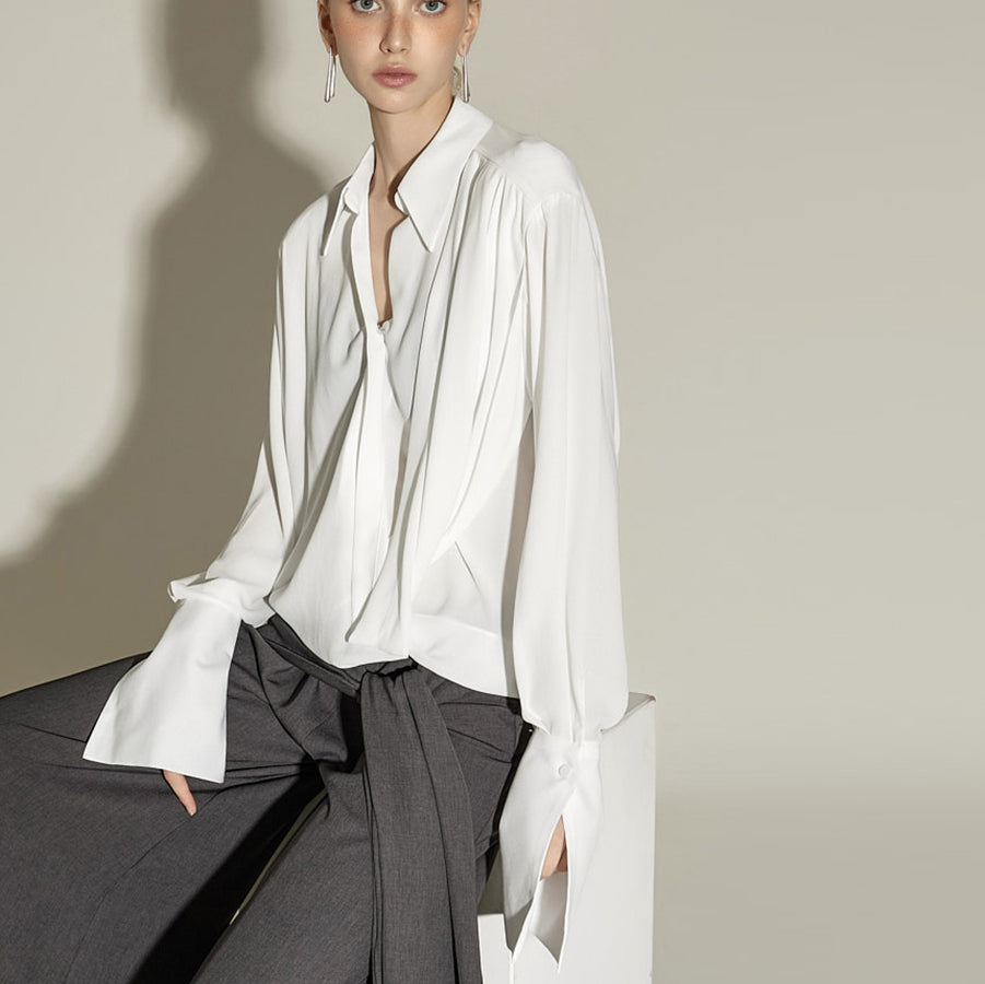 B9201 Draping Blouse