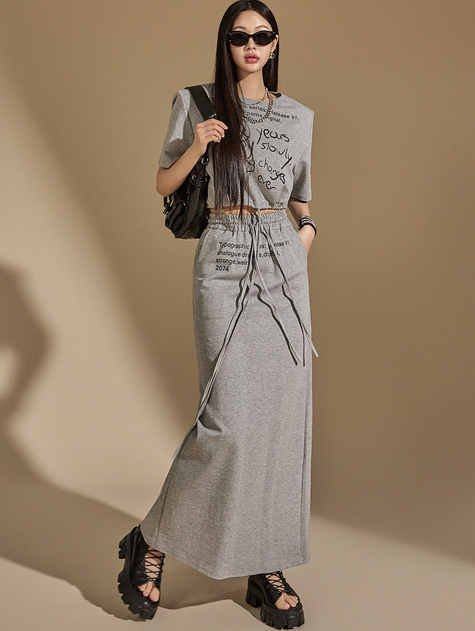 D5031 Top and Skirt Two-Piece