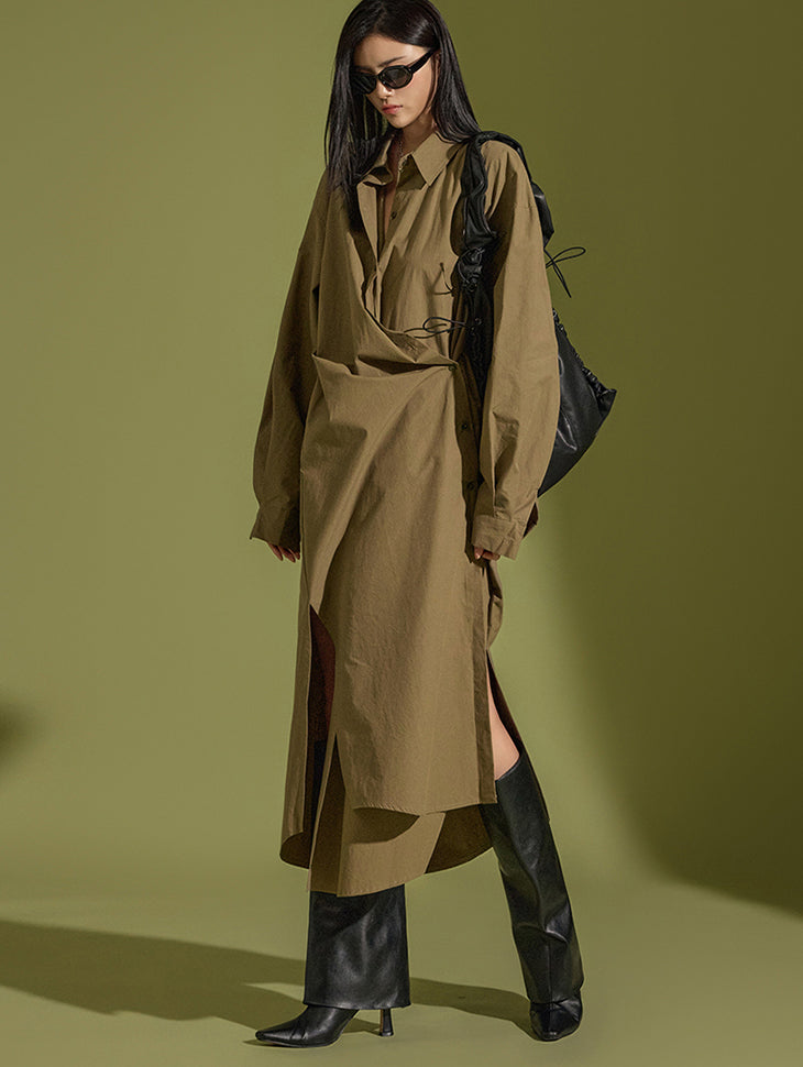 D5079 シャツドレス