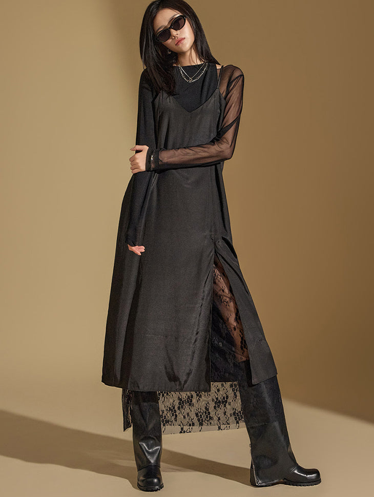 D5081 层叠连衣裙