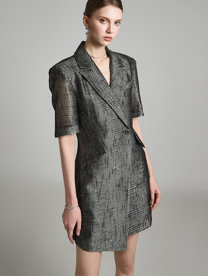 D5213 シャイニングミニドレス