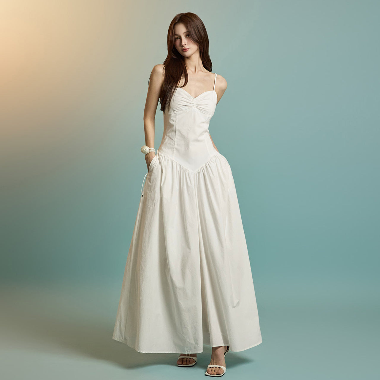 D5247 褶皱连衣裙