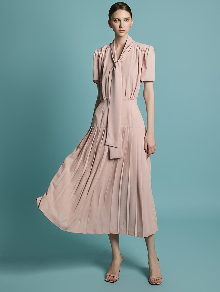 D5261 围巾连衣裙