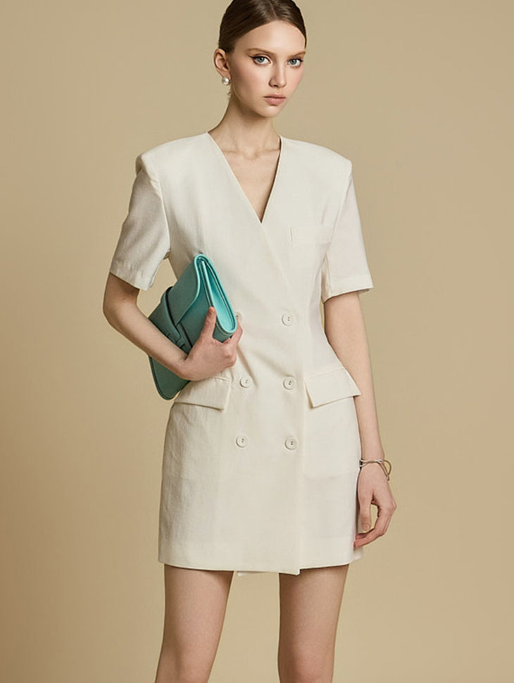 D5263 ピンタックミニドレス