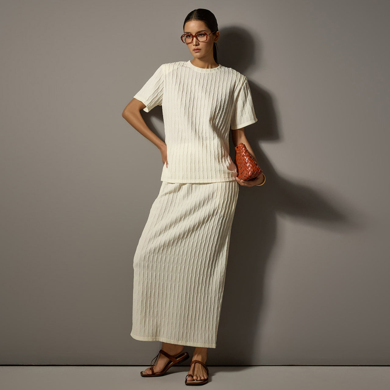 D5265 ニットツーピースセット