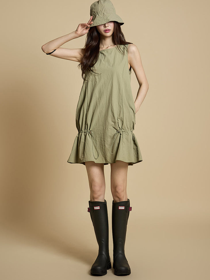 D5294 String Mini Dress