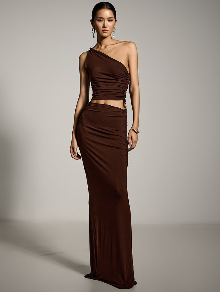 D5296 Open Maxi Dress