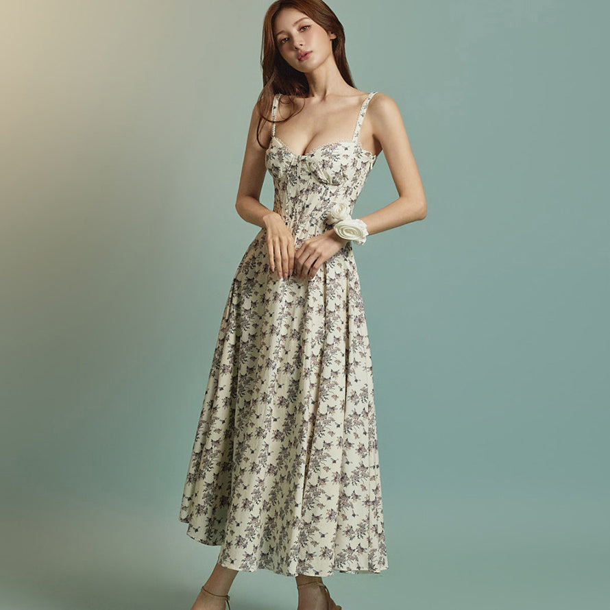 D5337 Floral Dress