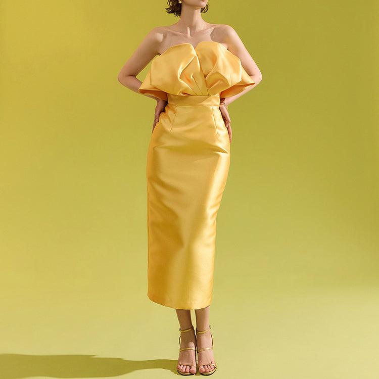 D9440 チューブトップドレス