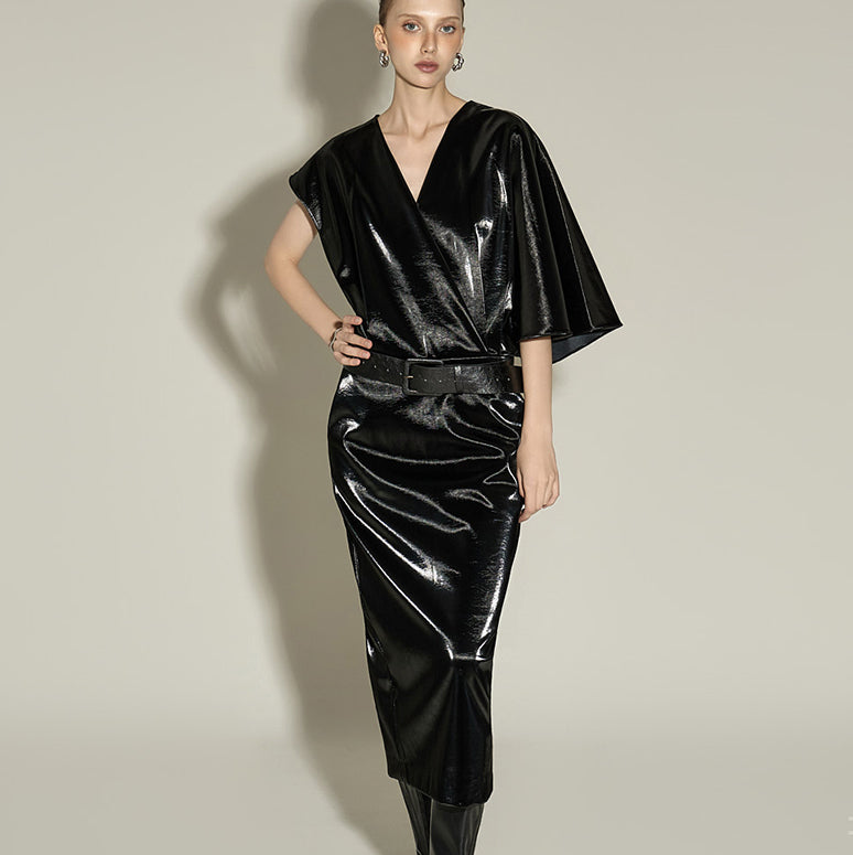 D9564 Dress with Belt