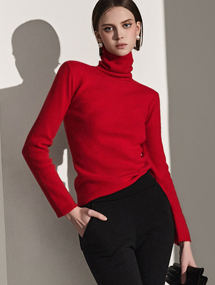 E3230 Turtle-Neck Wool Knit