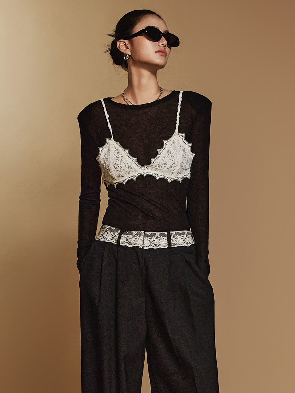 E3513 蕾丝紧身胸衣