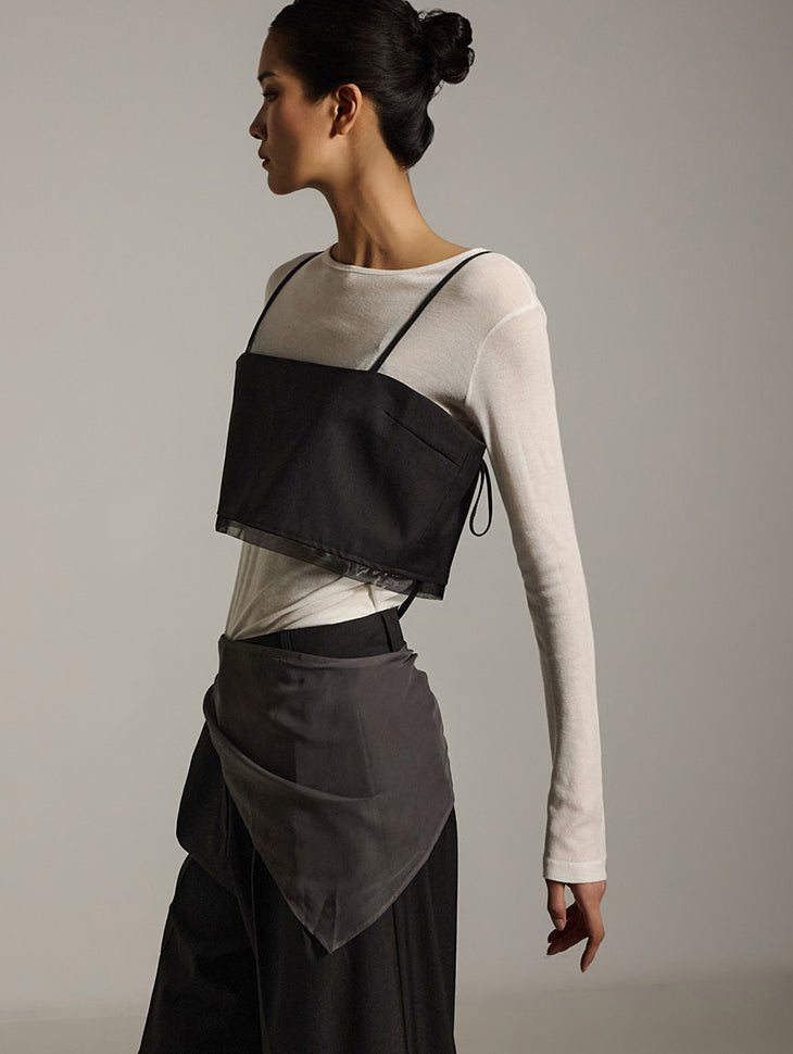 E3705 欧根纱紧身胸衣