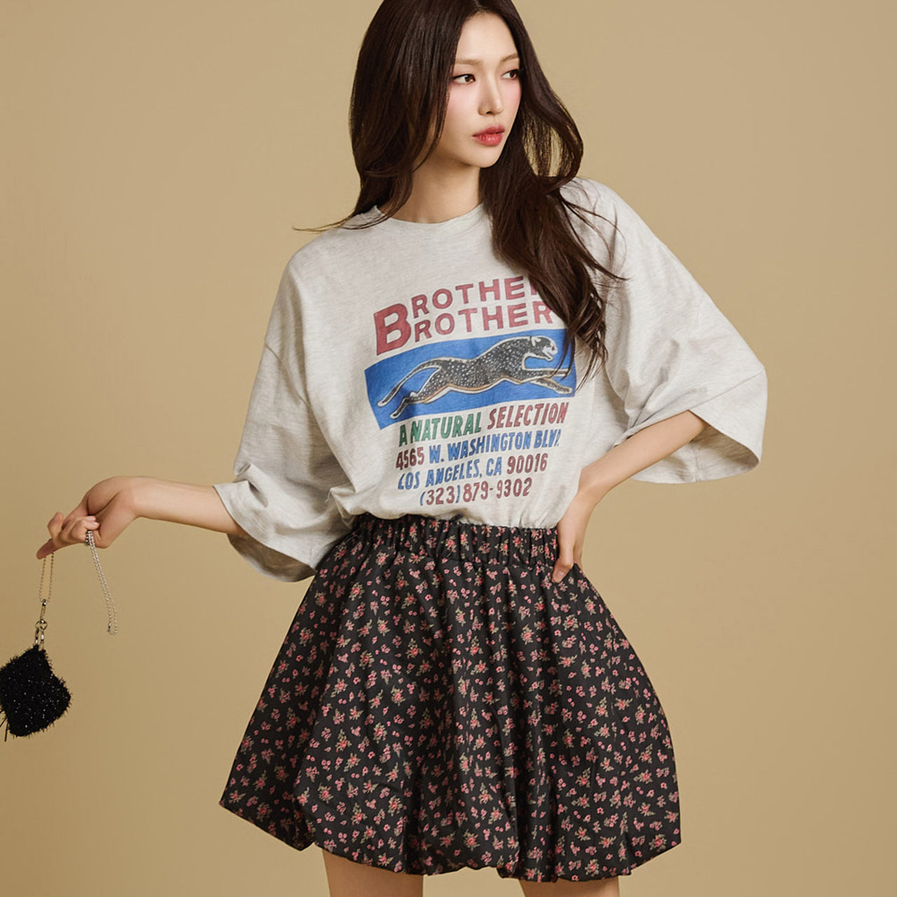 E3712 プリントTシャツ