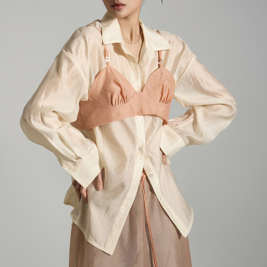 E3720 オーガンザビスチェ