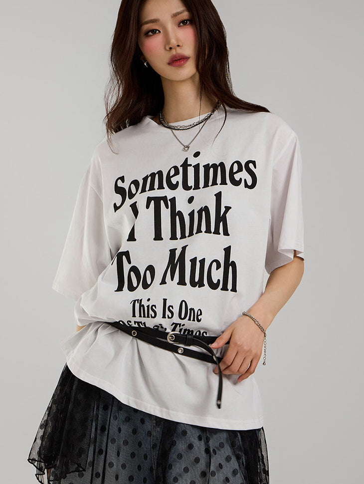 E3737 Printed Short-Sleeved T-Shirt
