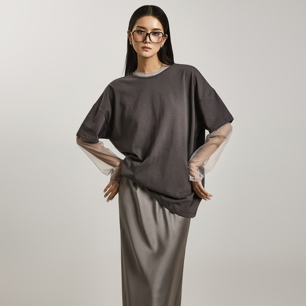 E3754 メッシュトップ