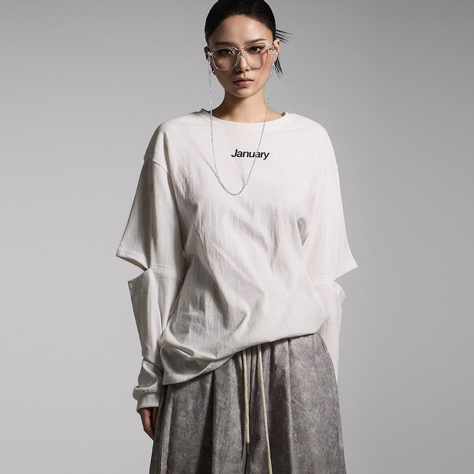 E3757 カットアウトTシャツ