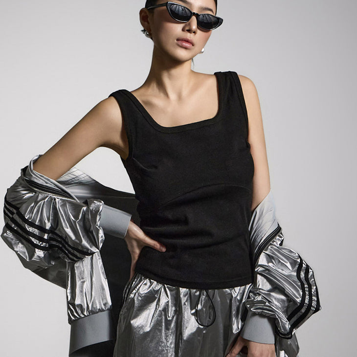 E3758 基本款无袖上衣