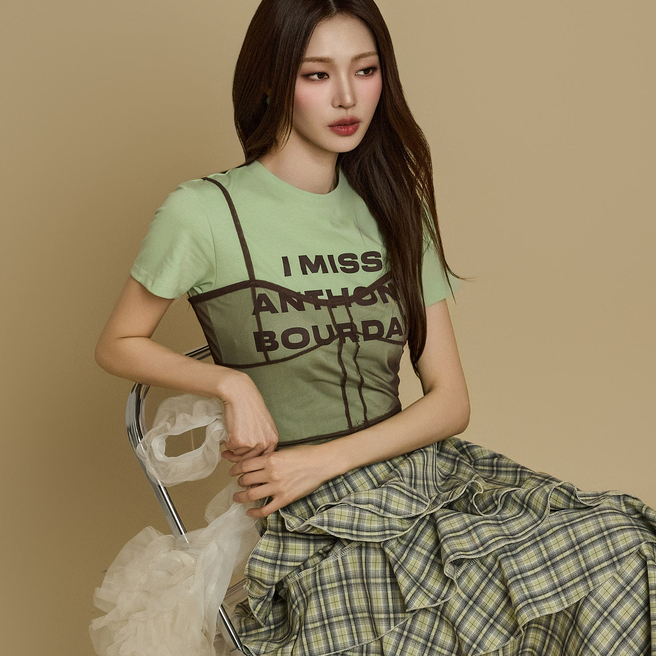 E3763 プリントTシャツ