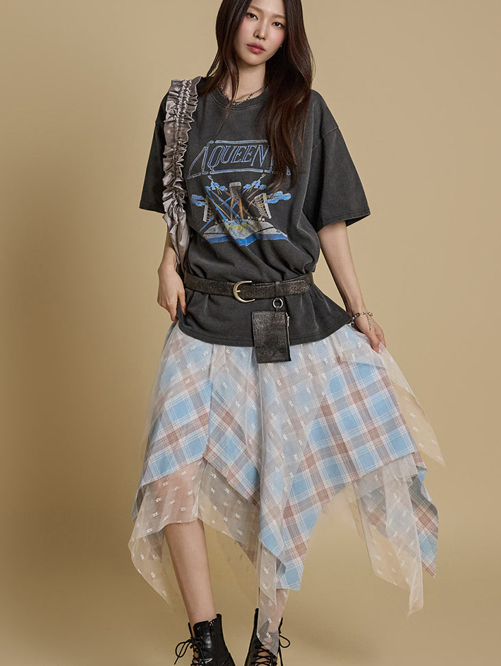 E3773 プリントTシャツ