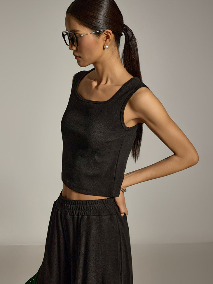 E3816 Square Cropped Top
