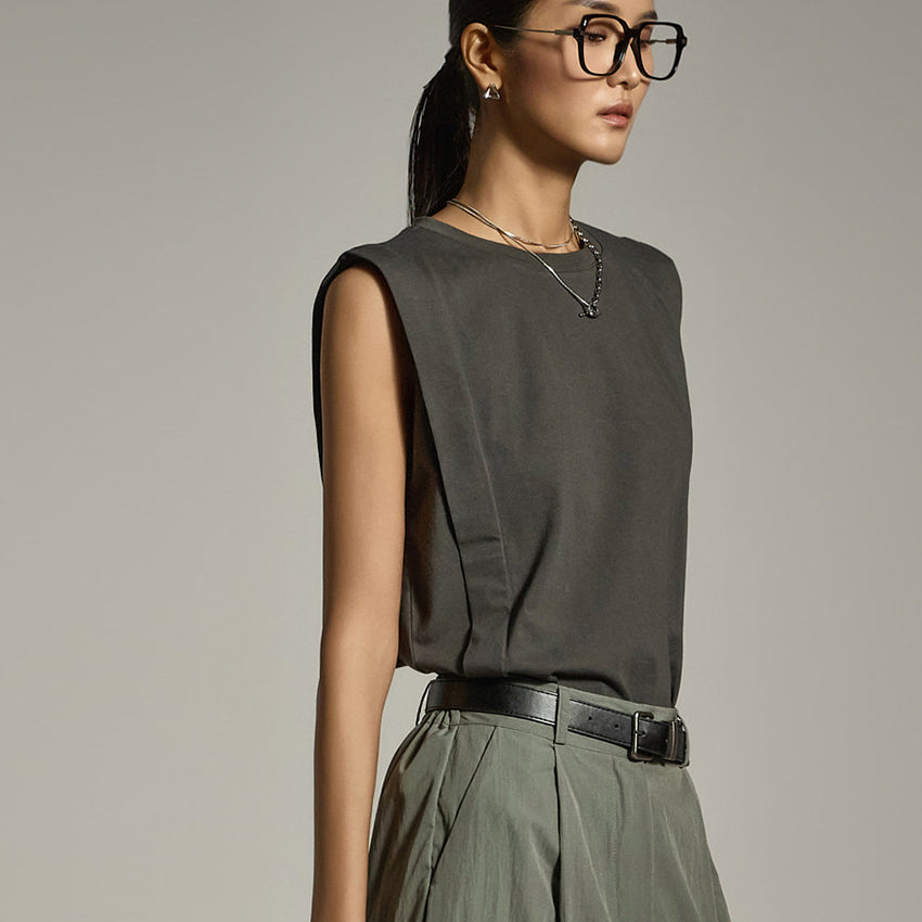 E3821 ノースリーブトップス