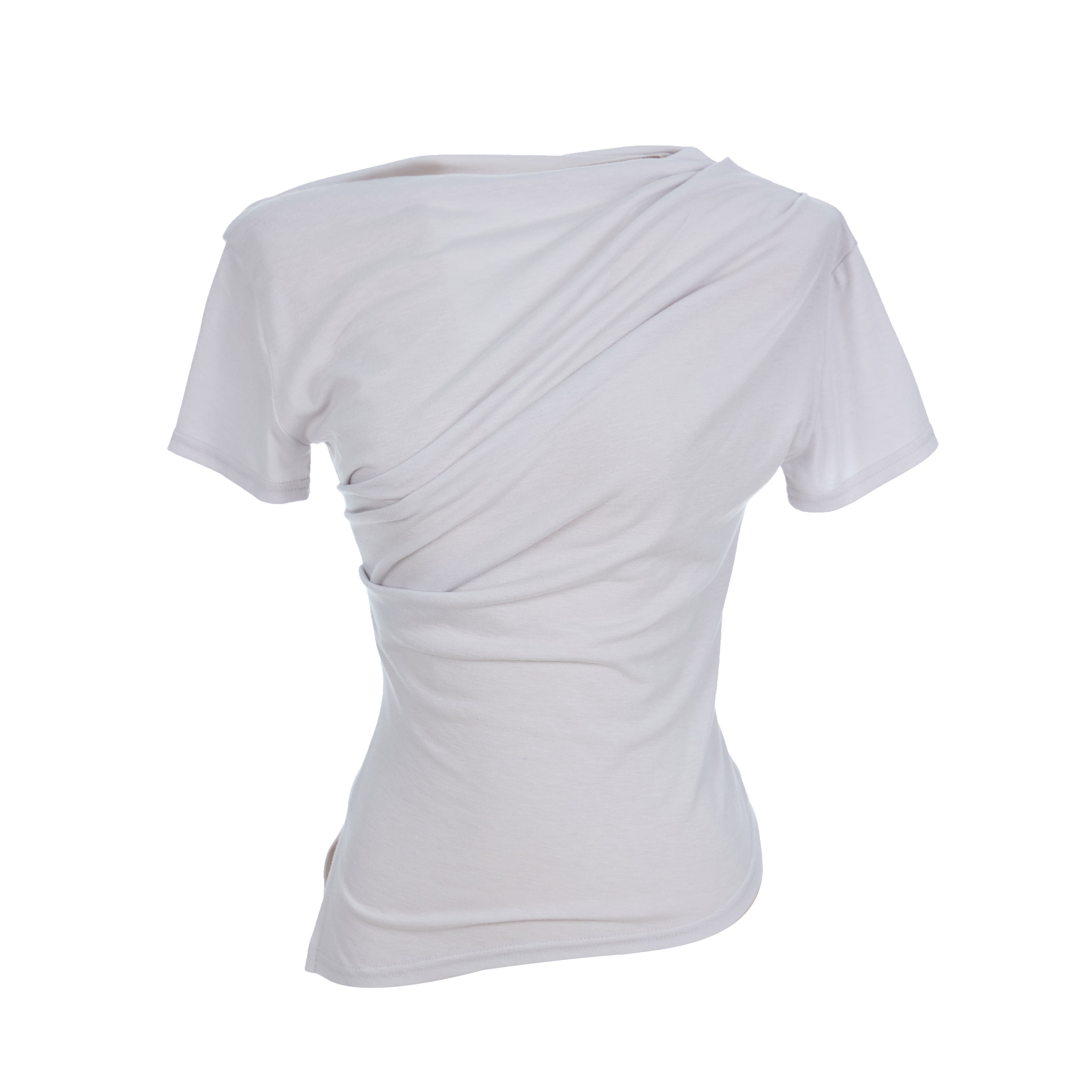 E3836 Shirring T-shirt