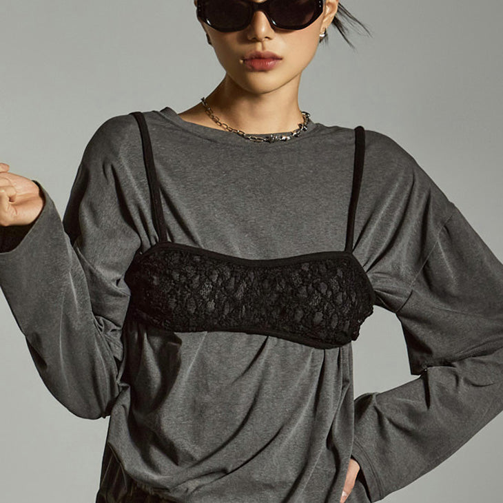 E3862 Lace Sleeveless Top