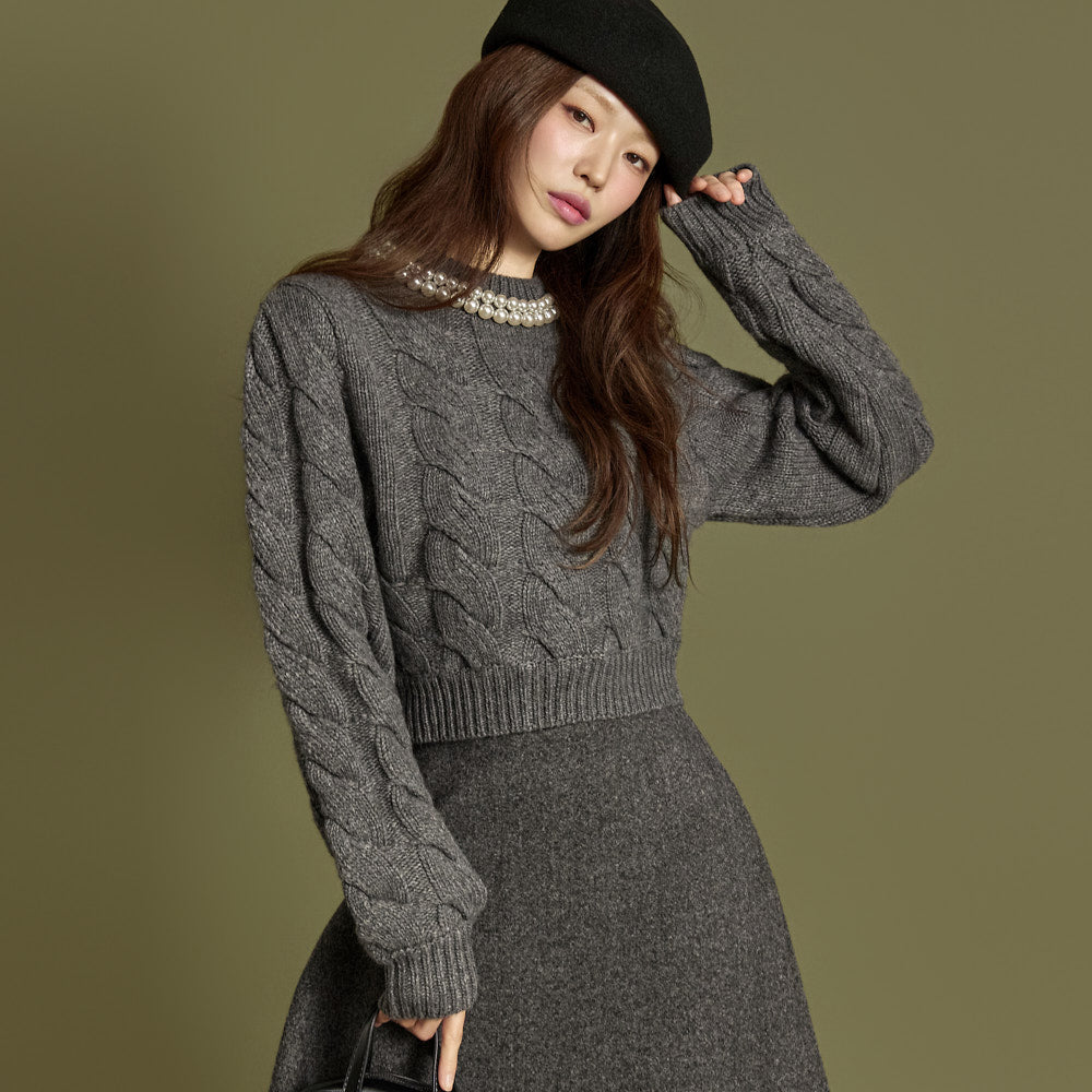 E4025 Pearl Wool Knit