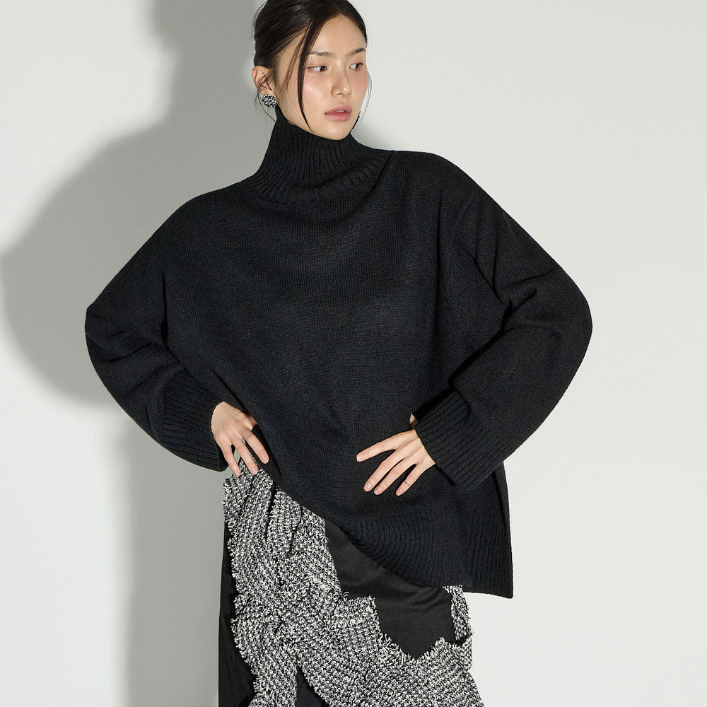 E4065 Turtleneck Wool Knit