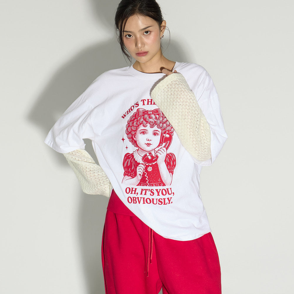 E4067 Layered Printed T-Shirt