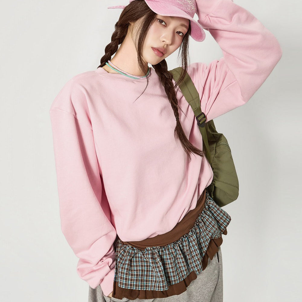 E4170 Cutout Two-Way Sweatshirts