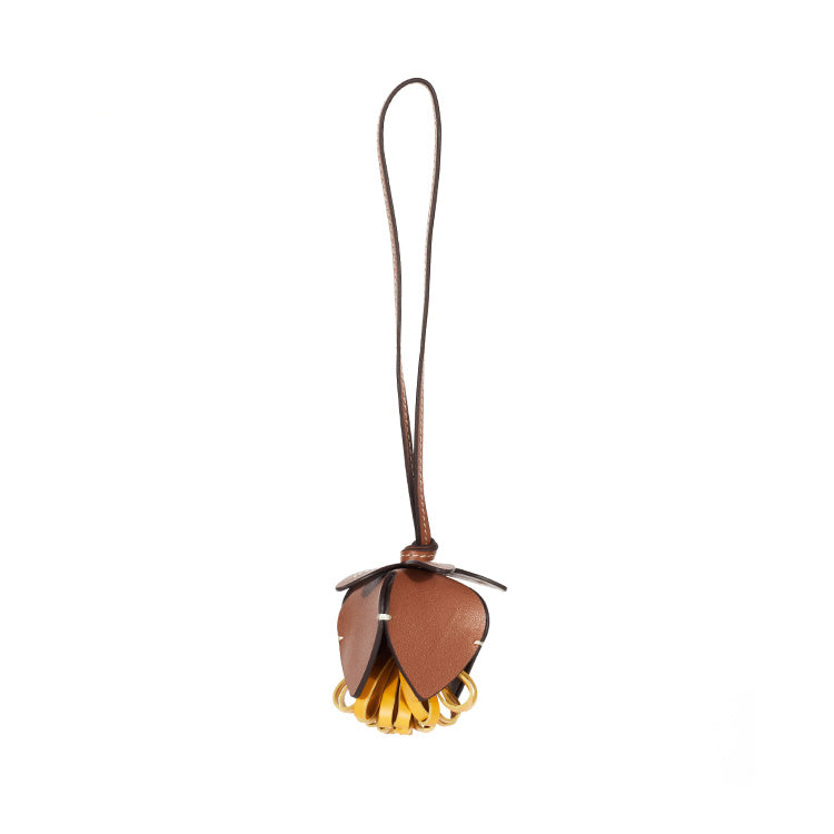 EC-234 Flower Leather Keychains