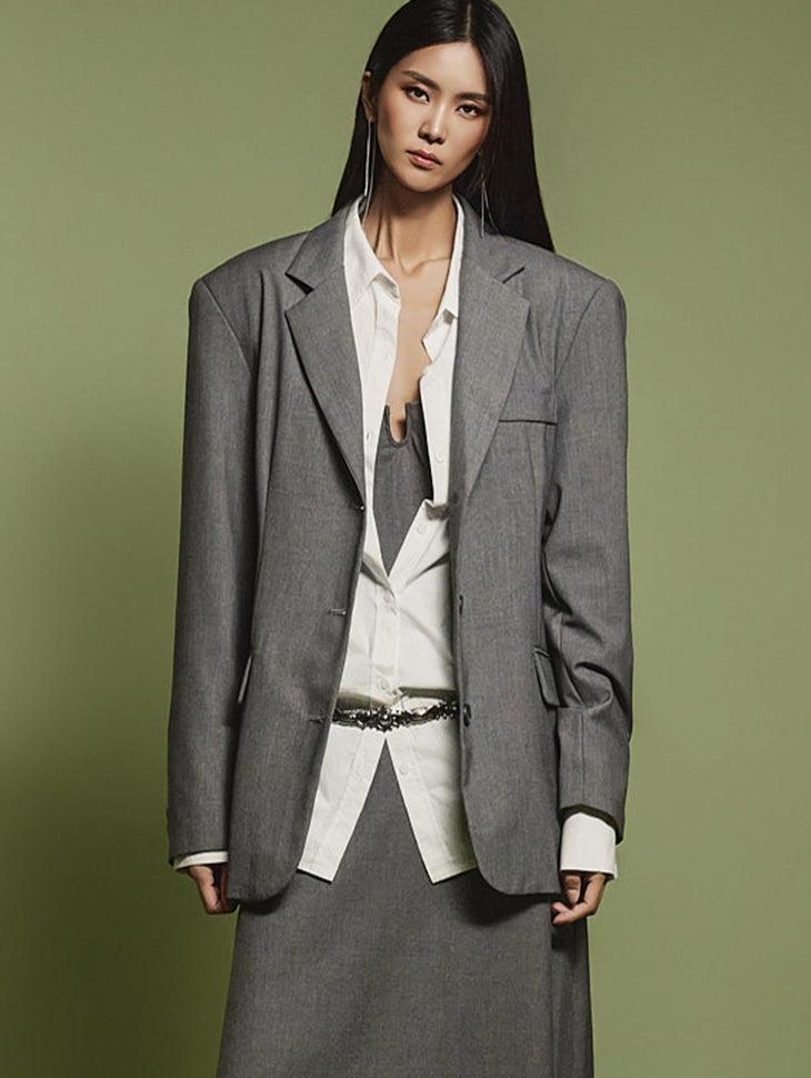 J2375 バックストラップ付きジャケット