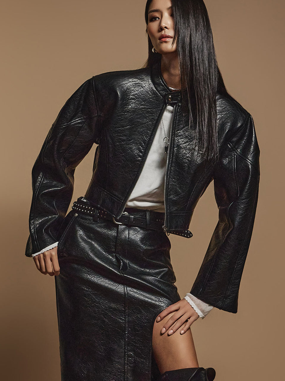 J2381 ライダーレザージャンパージャケット