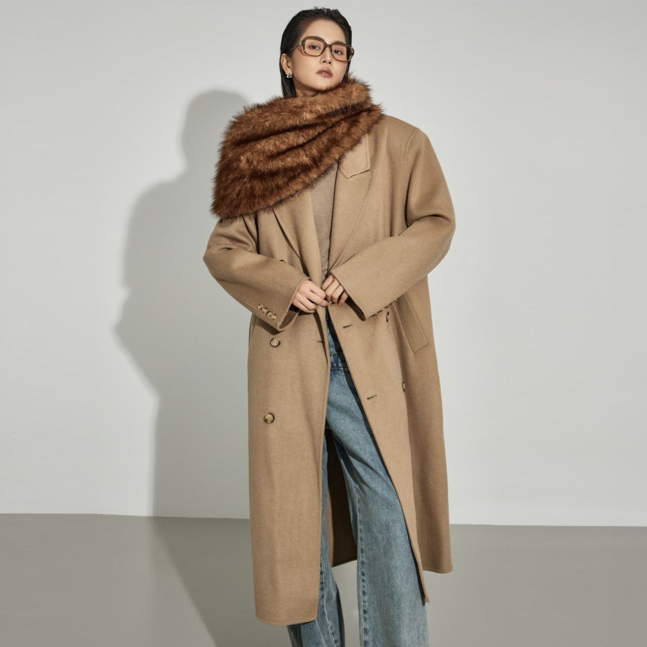 J2416 テーラードウールコート