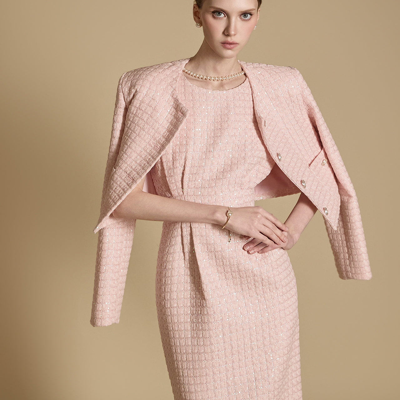 J2634 粗花呢夹克