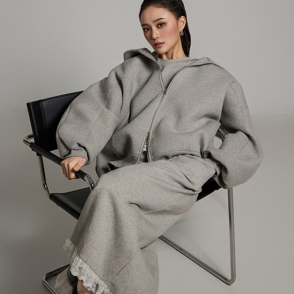 J2687 ネオプレン フード付き ジップアップ ジャケット