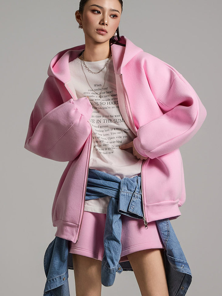 J2687 ネオプレン フード付き ジップアップ ジャケット