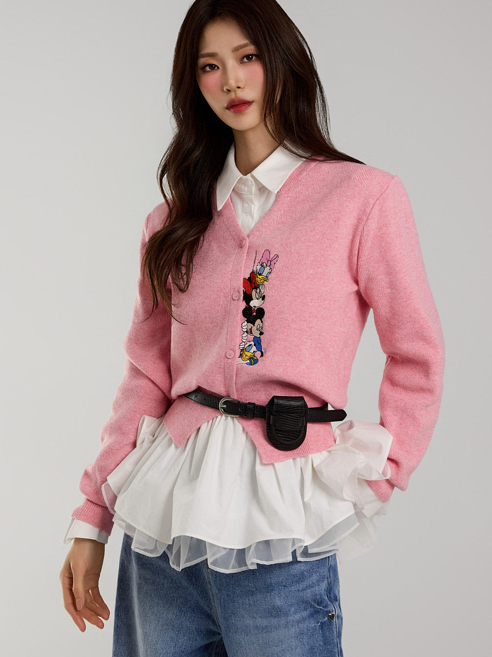 J2693 ニットカーディガン