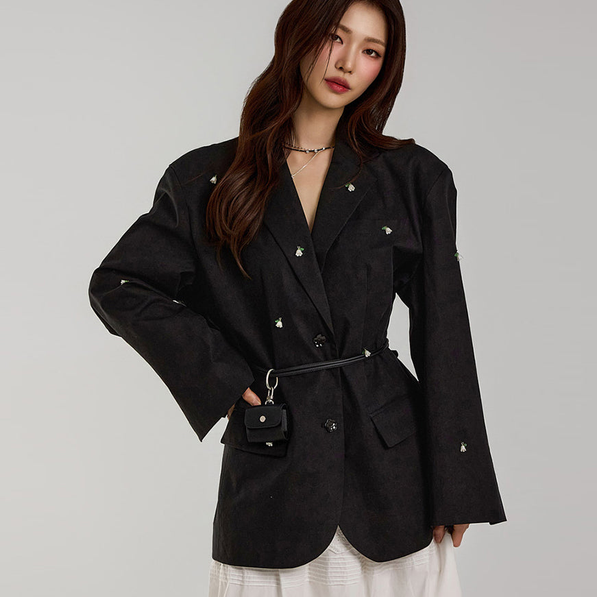 J2700 フラワー柄ジャケット