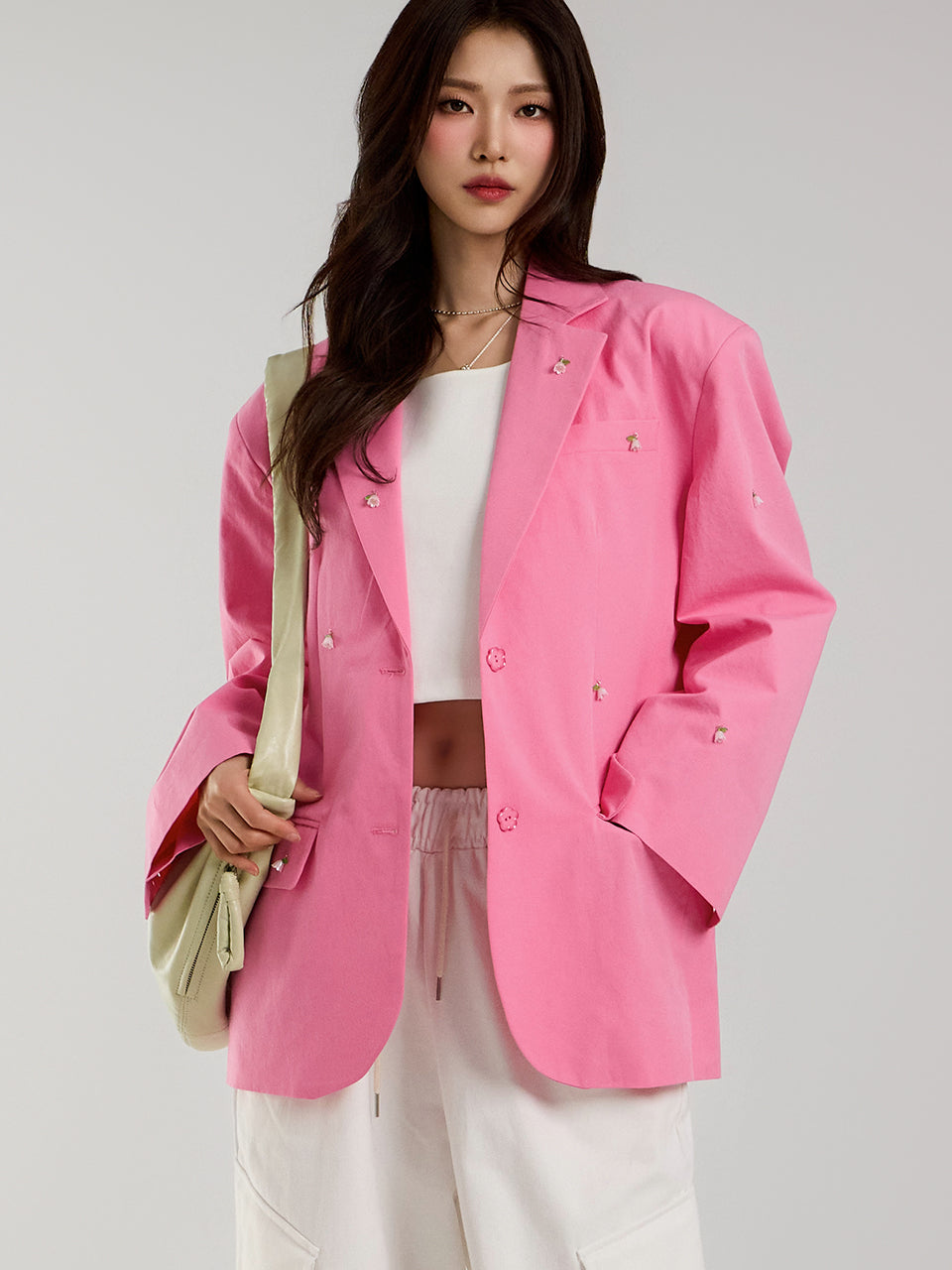 J2700 フラワー柄ジャケット