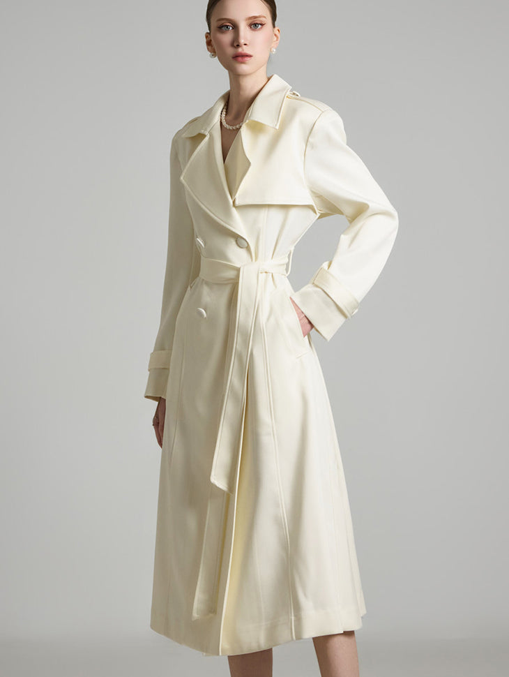 J2703 サテントレンチコート