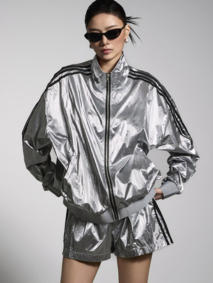 J2713 运动拉链夹克