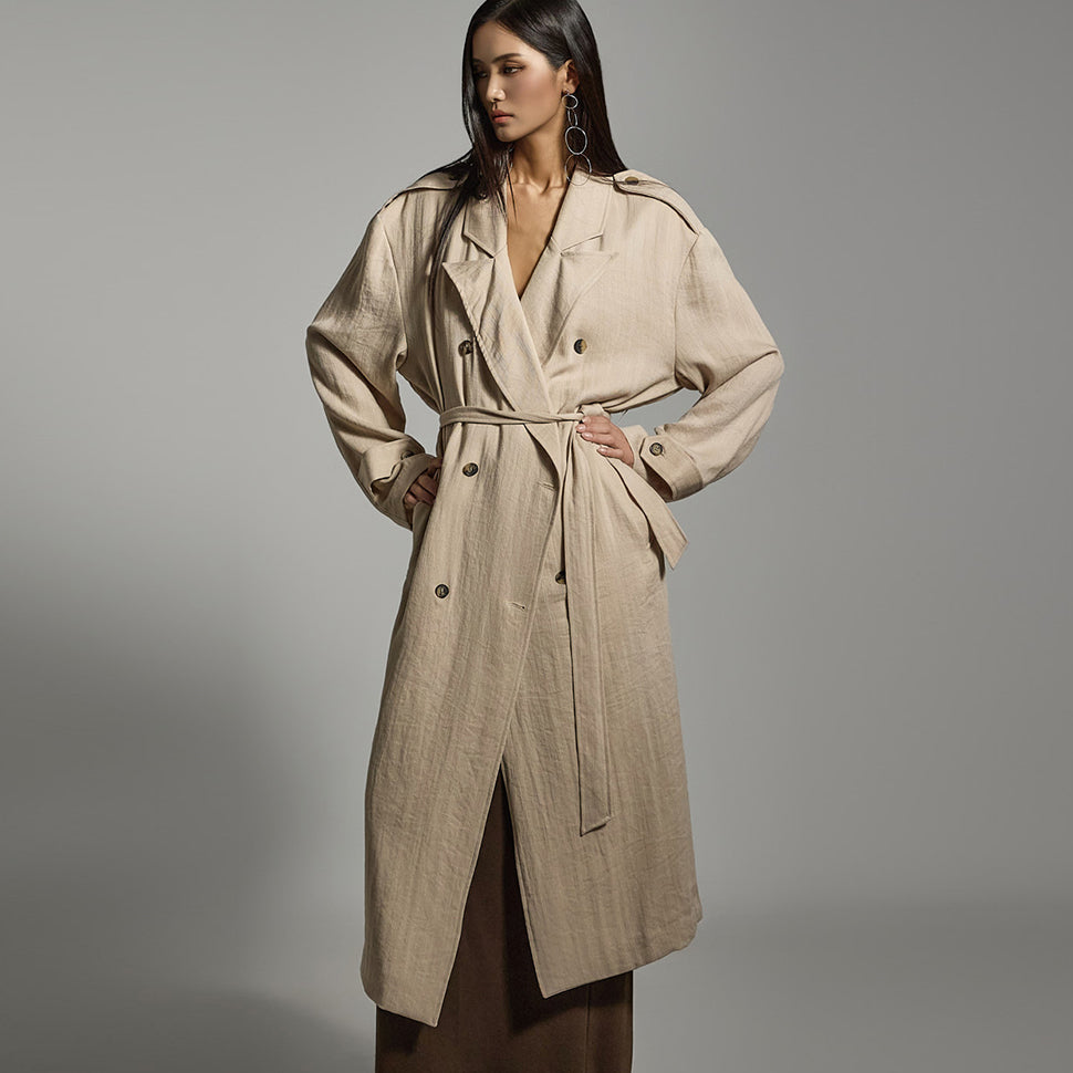 J2744 Trench Coat with Belt