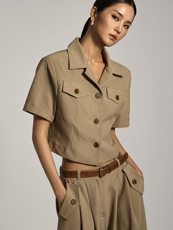 J2756 クロップドジャケット