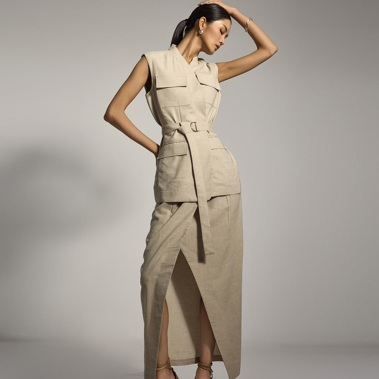 J2758 Vest with Belt